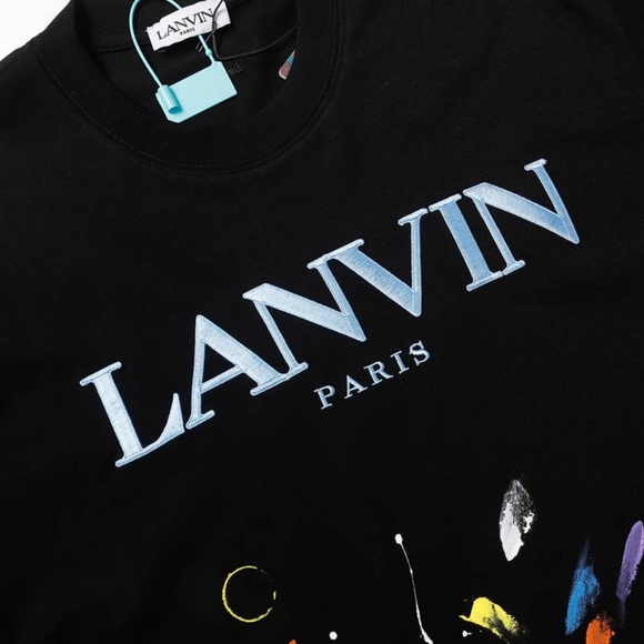 Lanvin black short-sleeved T-shirt - Picture 3 of 7